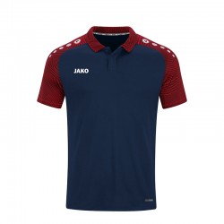 Polo Performance seablue/red